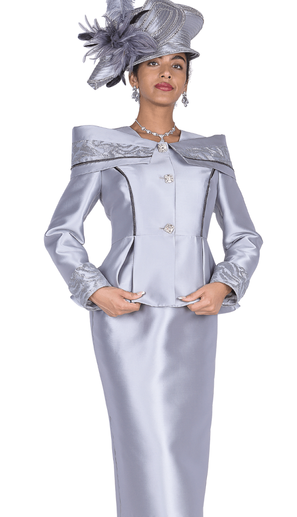 Elite Champagne Church Suit 5975