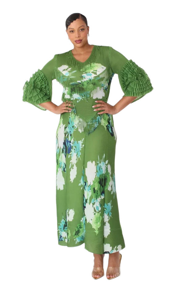 green church dress amazon For Her Women 82678-Green Multi – suits for less modest church dresses