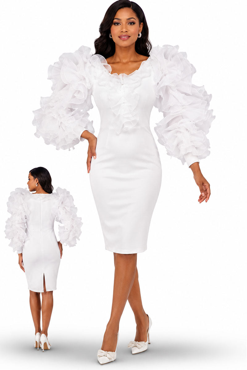 For Her Dress 82168C-White