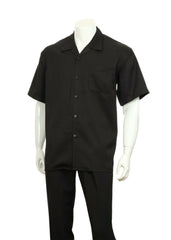 Fortino Landi Walking Set M2976C-Black - Church Suits For Less