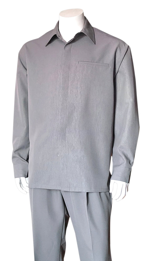 Fortino Landi Walking Set M2764C-Grey - Church Suits For Less