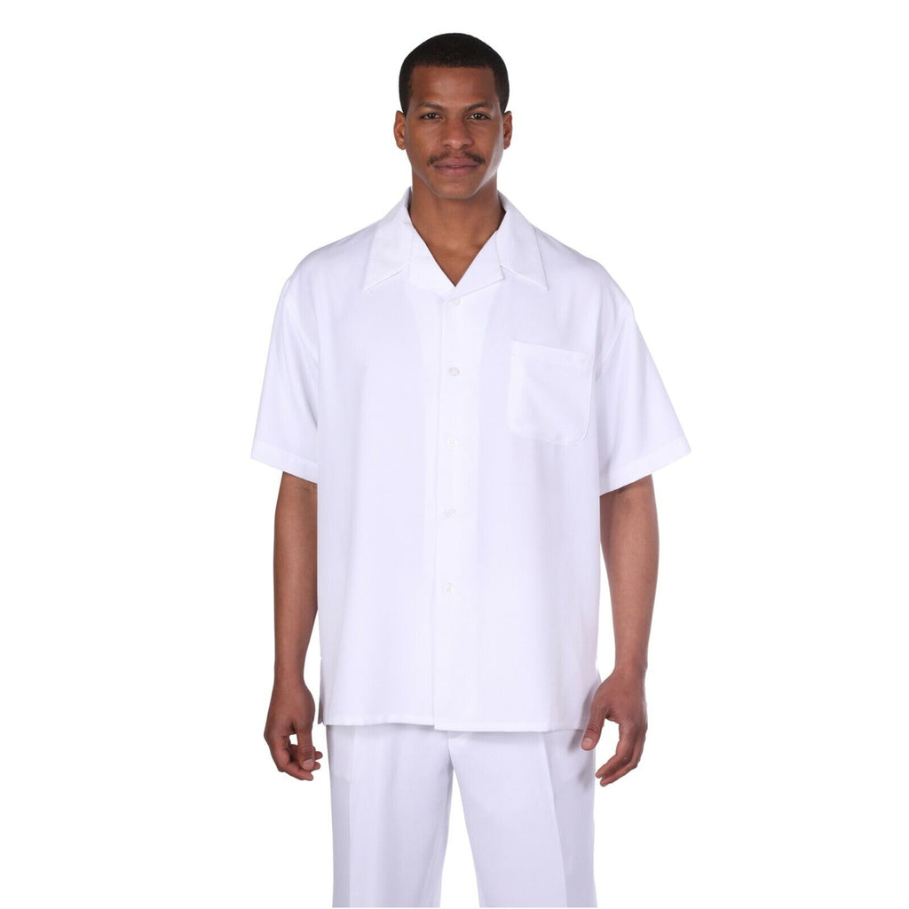 Fortino Landi Walking Set M2954C-White | Church suits for less