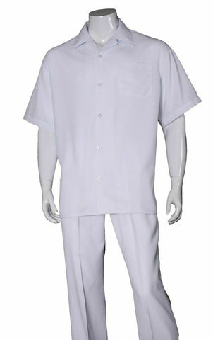 Fortino Landi Walking Set M2971C-White - Church Suits For Less