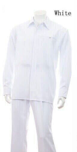 Fortino Landi Walking Set M2612C-White - Church Suits For Less