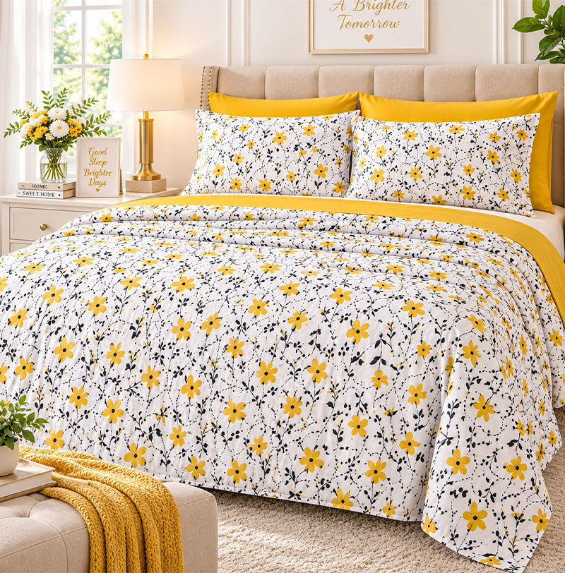 6-Piece Pure Comfort Bed Sheet Set