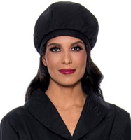 Women Usher Hat H119 Black