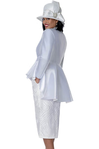 GMI Women Church Suit 401702-White