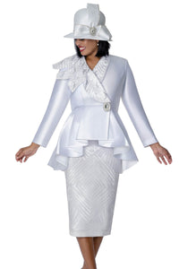 GMI Women Church Suit 401702-White