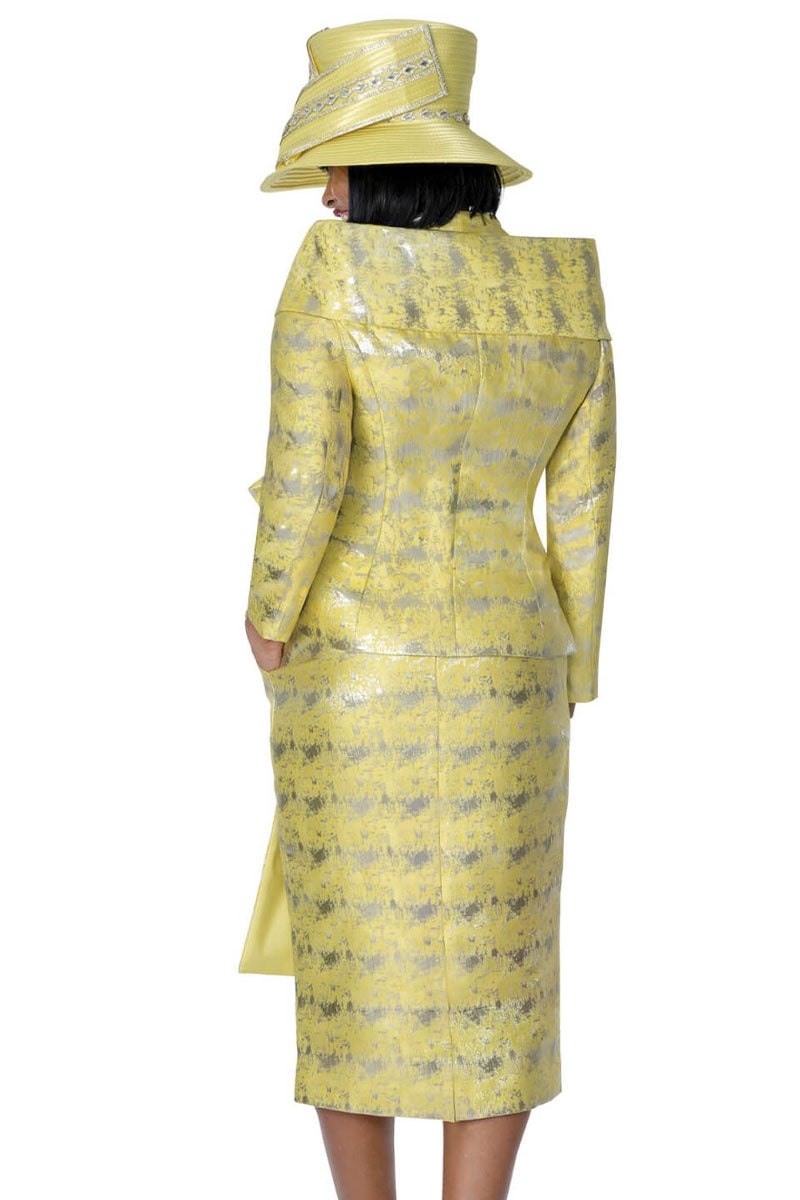 GMI Women Church Suit 401722-Yellow