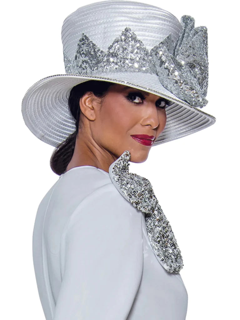 GMI Church Hat 10042-White - Church Suits For Less