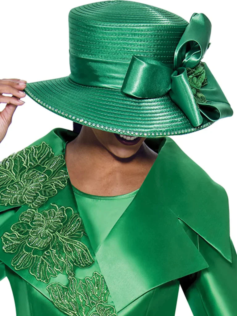 GMI Church Hat 10083-Emerald - Church Suits For Less