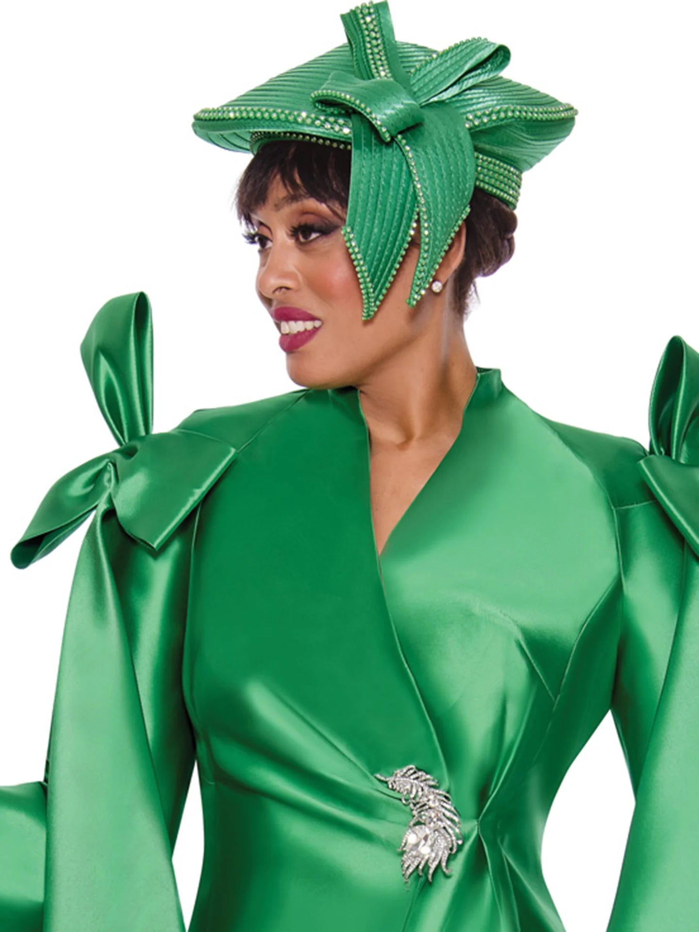 GMI Church Hat 9992 - Emerald - Church Suits For Less