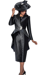 GMI Church Suit 10212-Black - Church Suits For Less