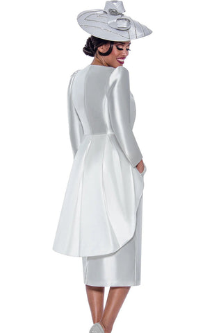 GMI Church Suit 10212-White - Church Suits For Less