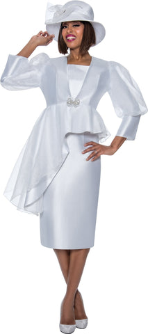 GMI Church Suit 9762-White