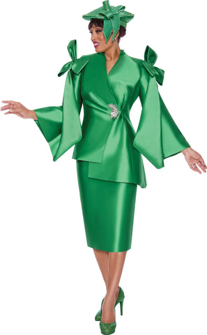 GMI Church Suit 9992-Emerald Green - Church Suits For Less