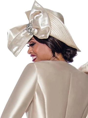 GMI Church Hat 10032-Champagne - Church Suits For Less