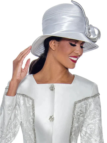 GMI Church Hat 10052-White - Church Suits For Less
