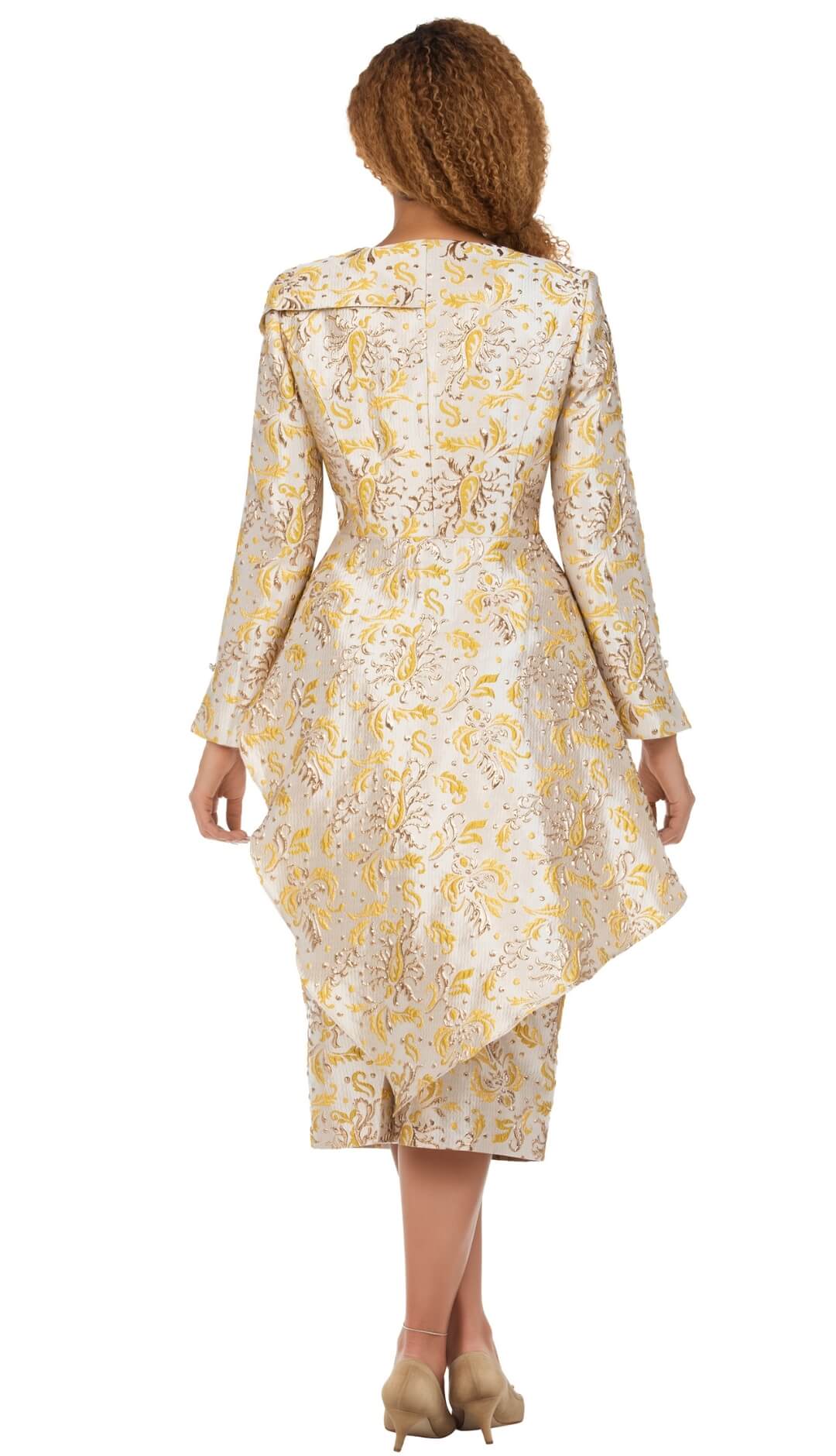 Giovanna Church Suit G1325-Gold