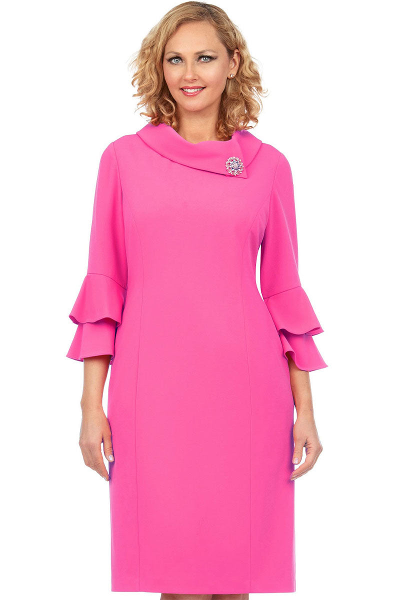 Giovanna Dress D1518-Fuchsia
