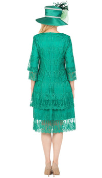 Giovanna Dress D1529-Emerald