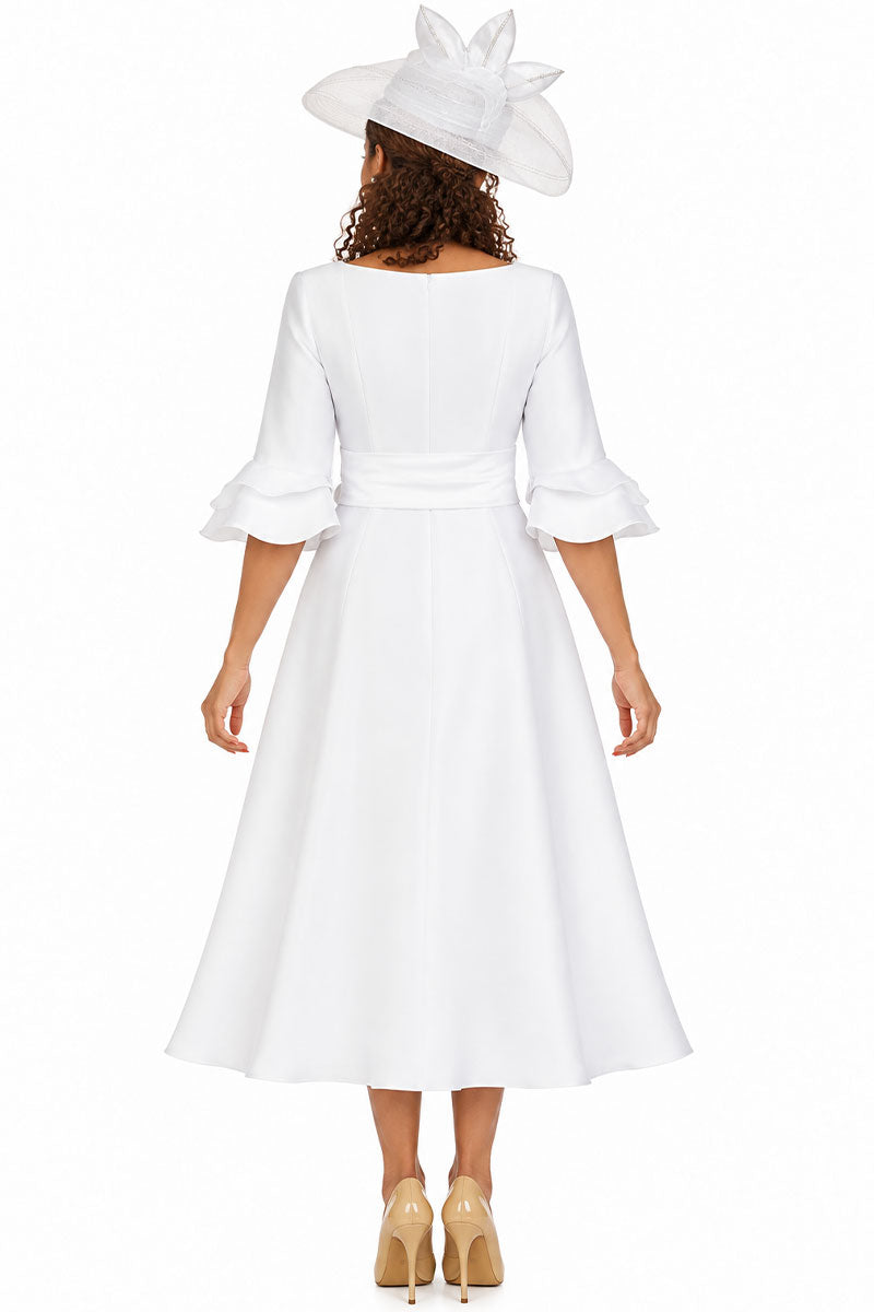Giovanna Dress D1586-White