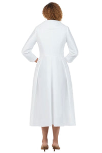 Giovanna Church Dress D1708-White