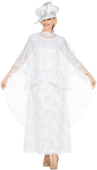 Giovanna Dress D1667B-White