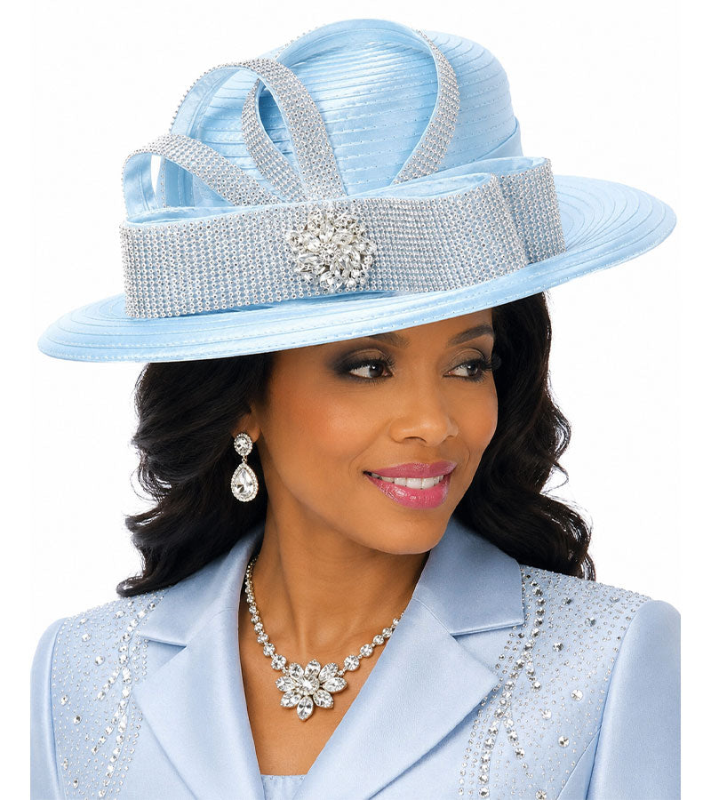 Giovanna Church Hat HR1089-Blue