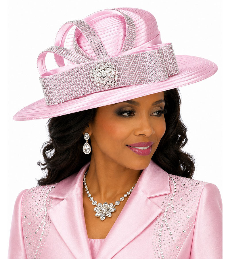Giovanna Church Hat HR1089-Pink