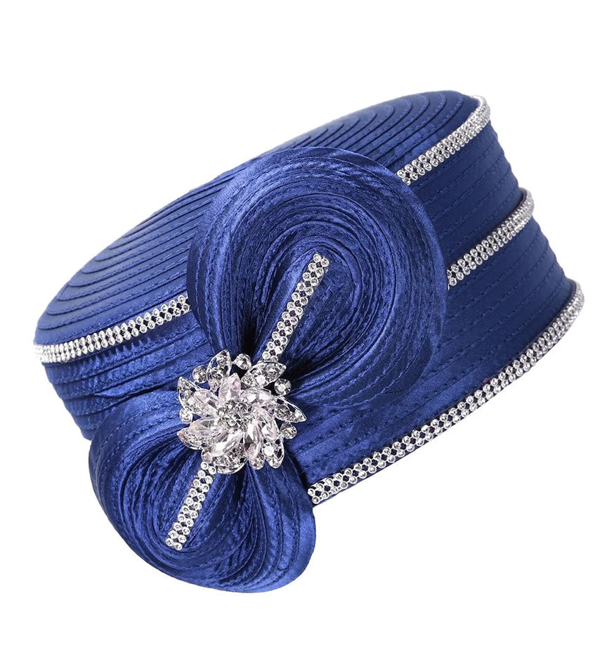 Giovanna Church Hat HR1063-Royal Blue