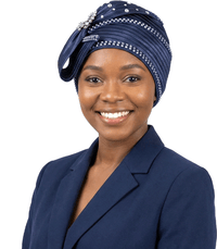 Giovanna Church Hat HR22107-Navy