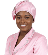 Giovanna Church Hat HR22107-Soft Pink