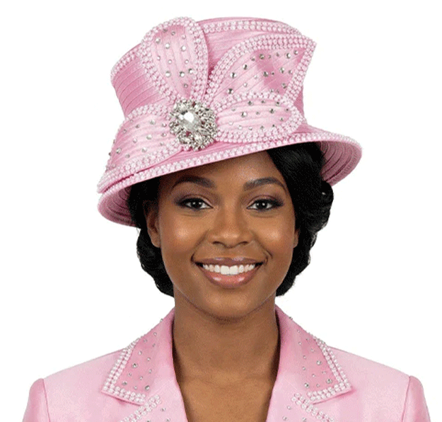 Giovanna Church Hat HR22132-Pink