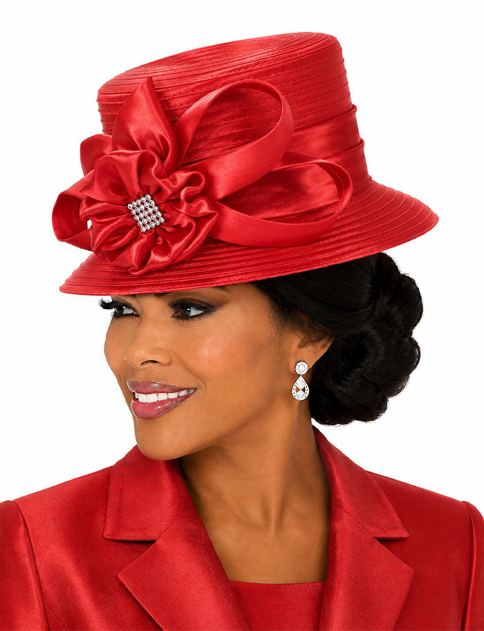 Giovanna Church Hat HR944-Red