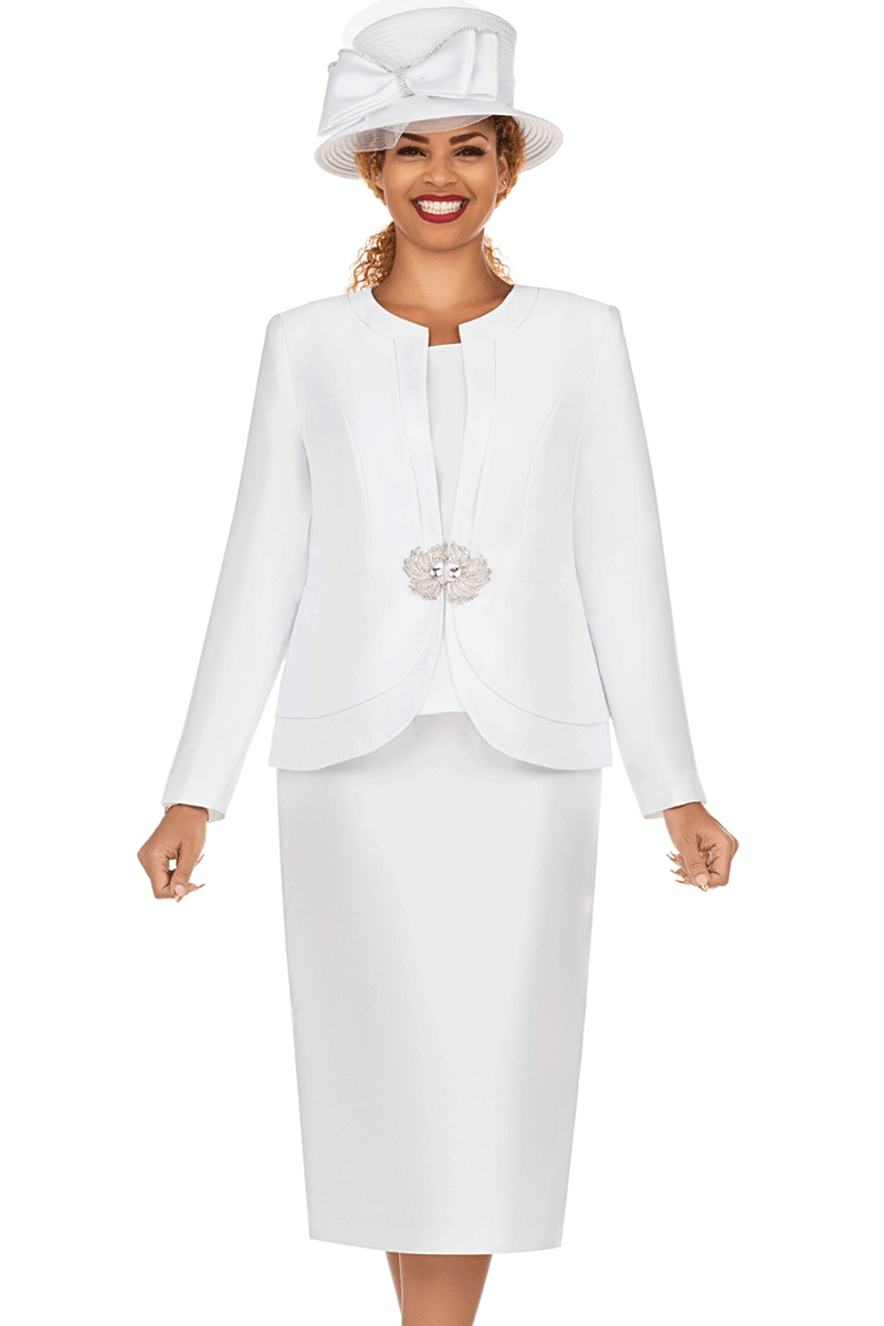 Giovanna Church Suit 0980-White