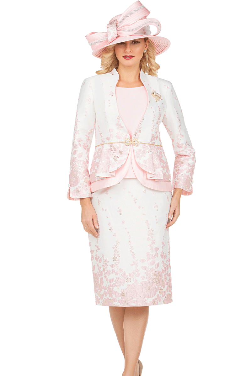 Giovanna Church Suit G1154-Pink Multi