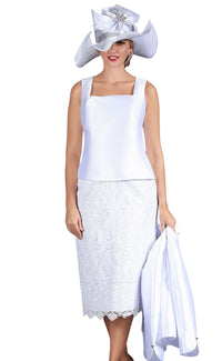 Giovanna Church Suit G1229C-White - Church Suits For Less