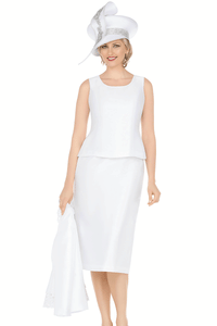 Giovanna Church Suit G1316-White