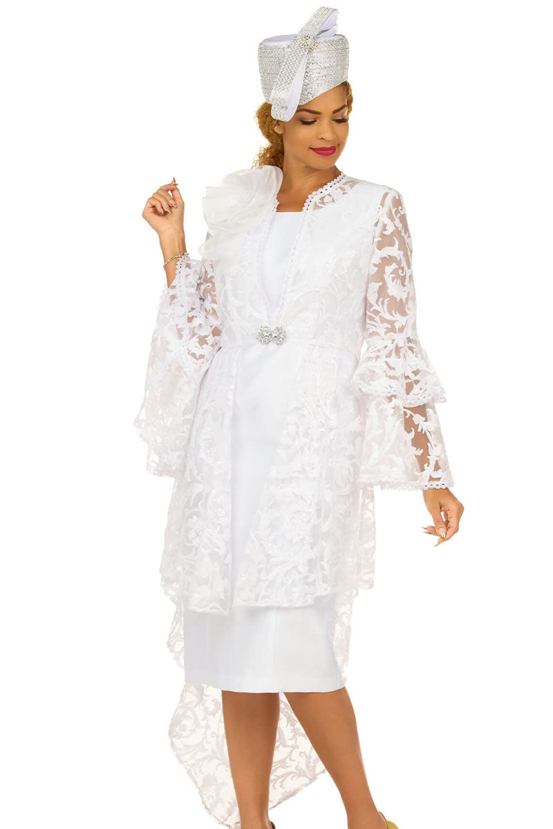 ladies white church dresses and suits Go Mai Women Church Suits Special Occasion Dress Wedding Party Formal Church Clothes for Mother Gifts White at Amazon Women's Clothing store