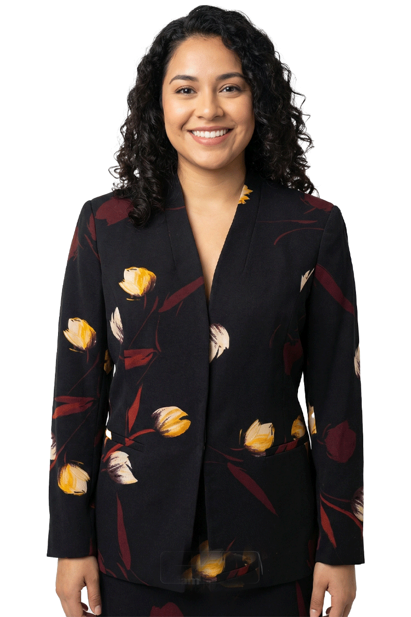 Giovanna Skirt Suit S0723-Black Multi