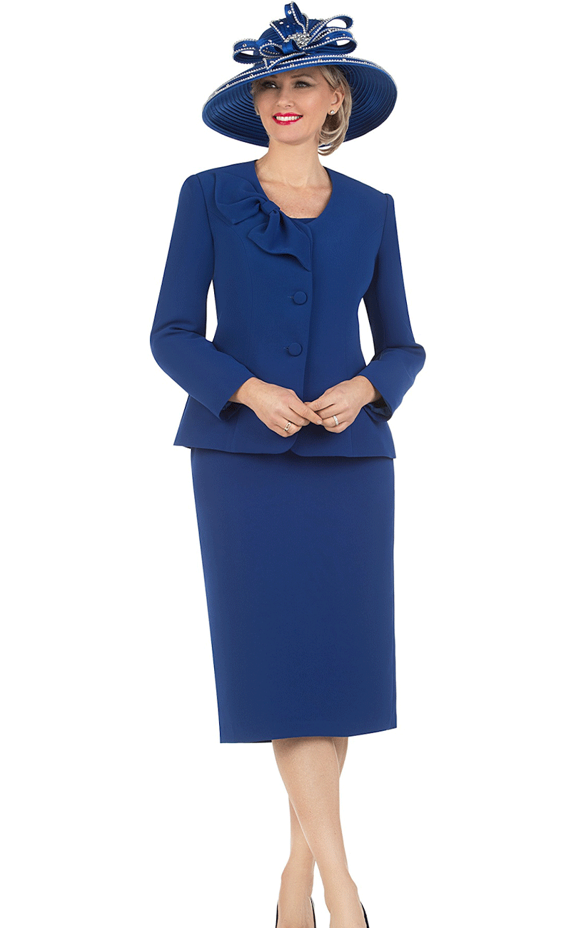 Giovanna Usher Suit 0653-Royal Blue – Church suits for less
