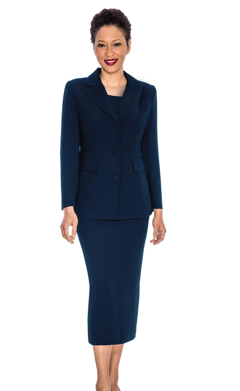 Giovanna Usher Suit S0655-Navy - Church Suits For Less