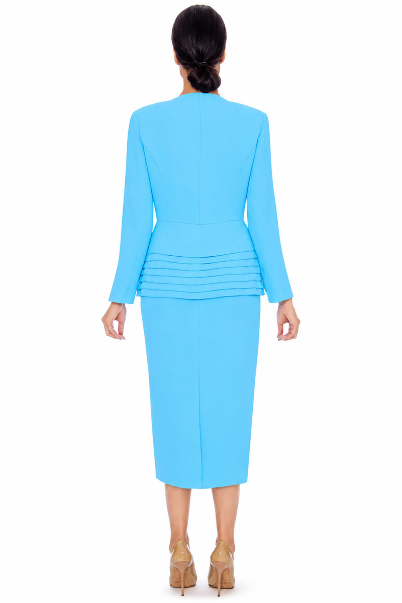 Giovanna Usher Suit S0902-Turquoise