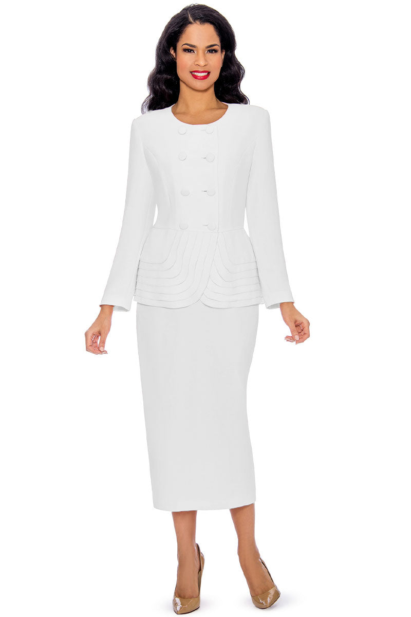 Giovanna Usher Suit S0902-White