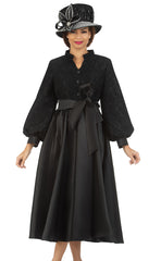 Giovanna Dress D1657-Black - Church Suits For Less