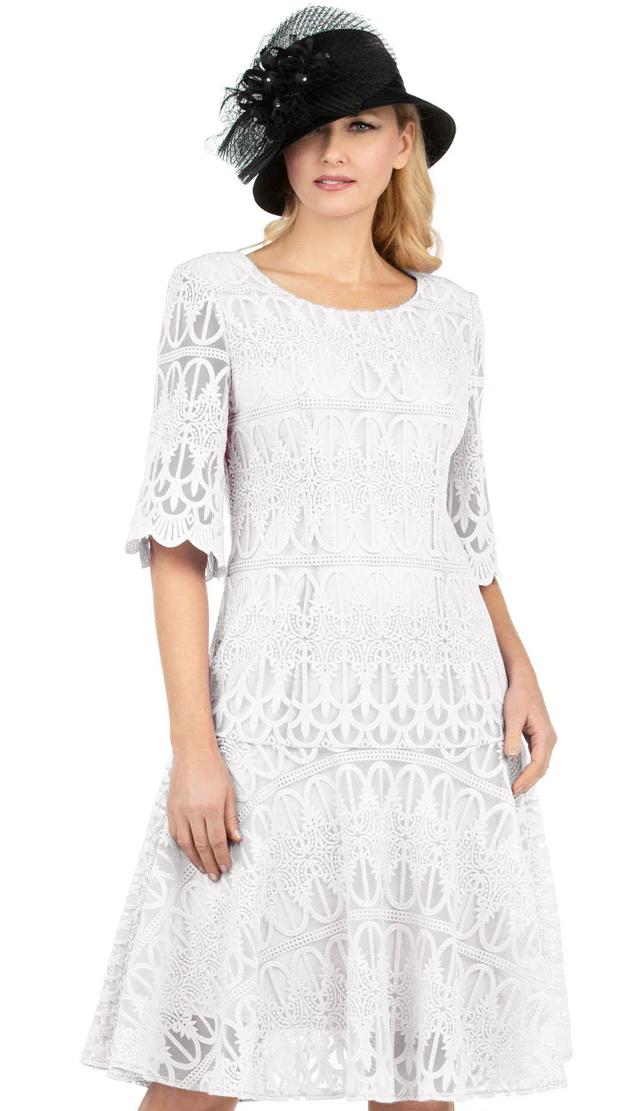 Giovanna Dress D1541-White