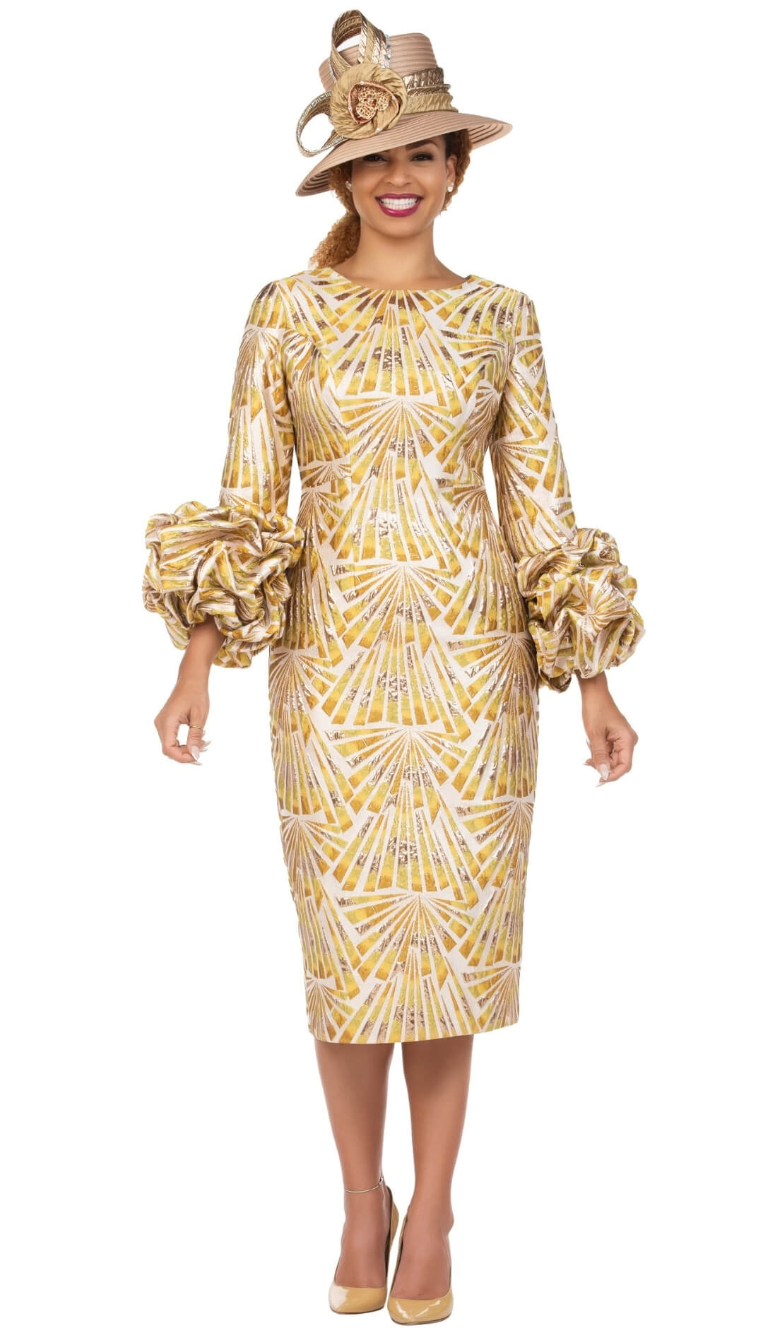 Giovanna Church Dress DP2424-Gold