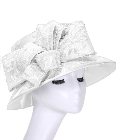 Giovanna Church Hat HD1561-White