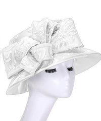 Giovanna Church Hat HD1561-White - Church Suits For Less